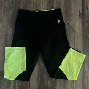 Black and yellow pink pants